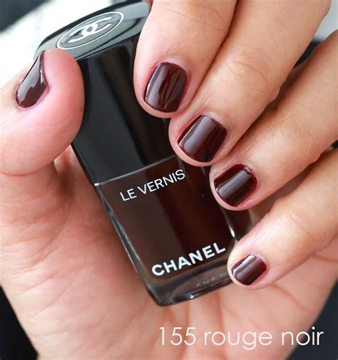 chanel khaki brun nail polish|Chanel 155 rouge noir.